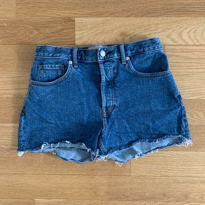 Everlane Cheeky Denim Cutoff Shorts Size Small 26